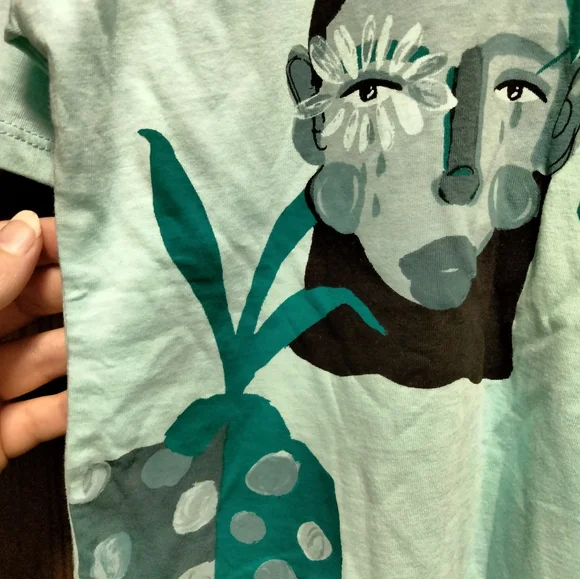 NWT Girl's Nordstrom Aruba Smiling Portrait Tee - Picture 7 of 8